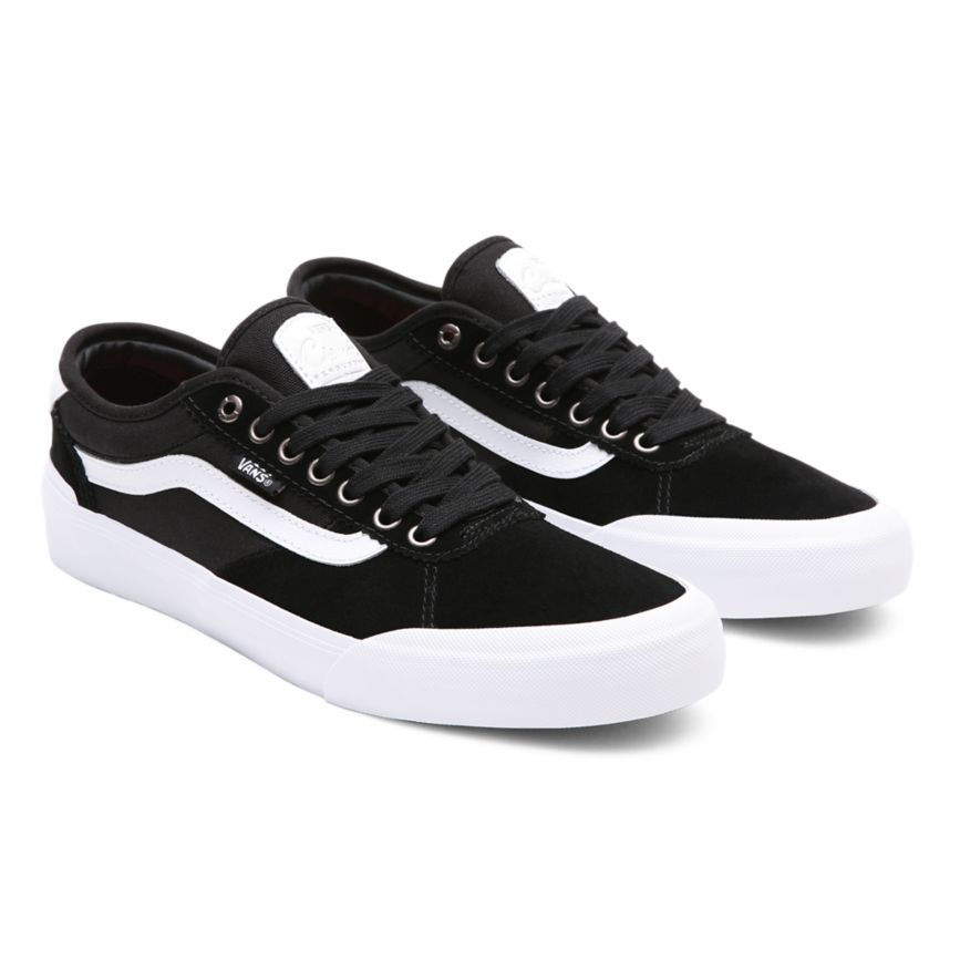 Vans Suede Canvas Chima Pro 2 Dam Svarta/Vita - Vans Skateskor Storleksguide (IJWQN6812)